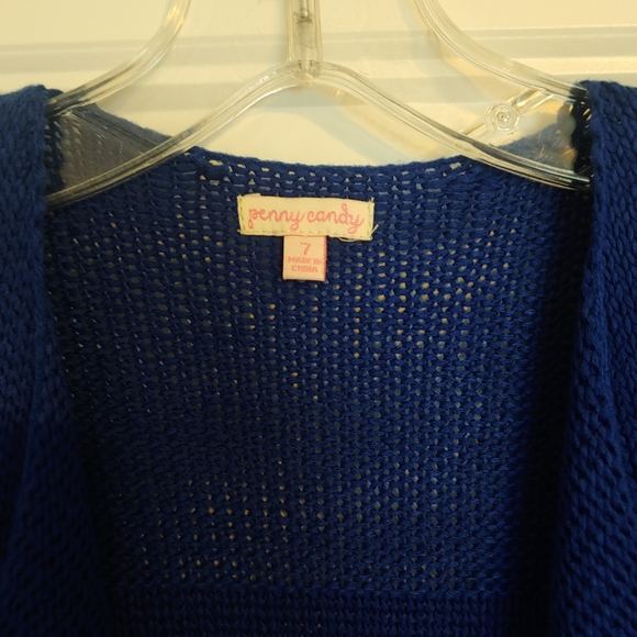 Blue duster sweater - Picture 2 of 3